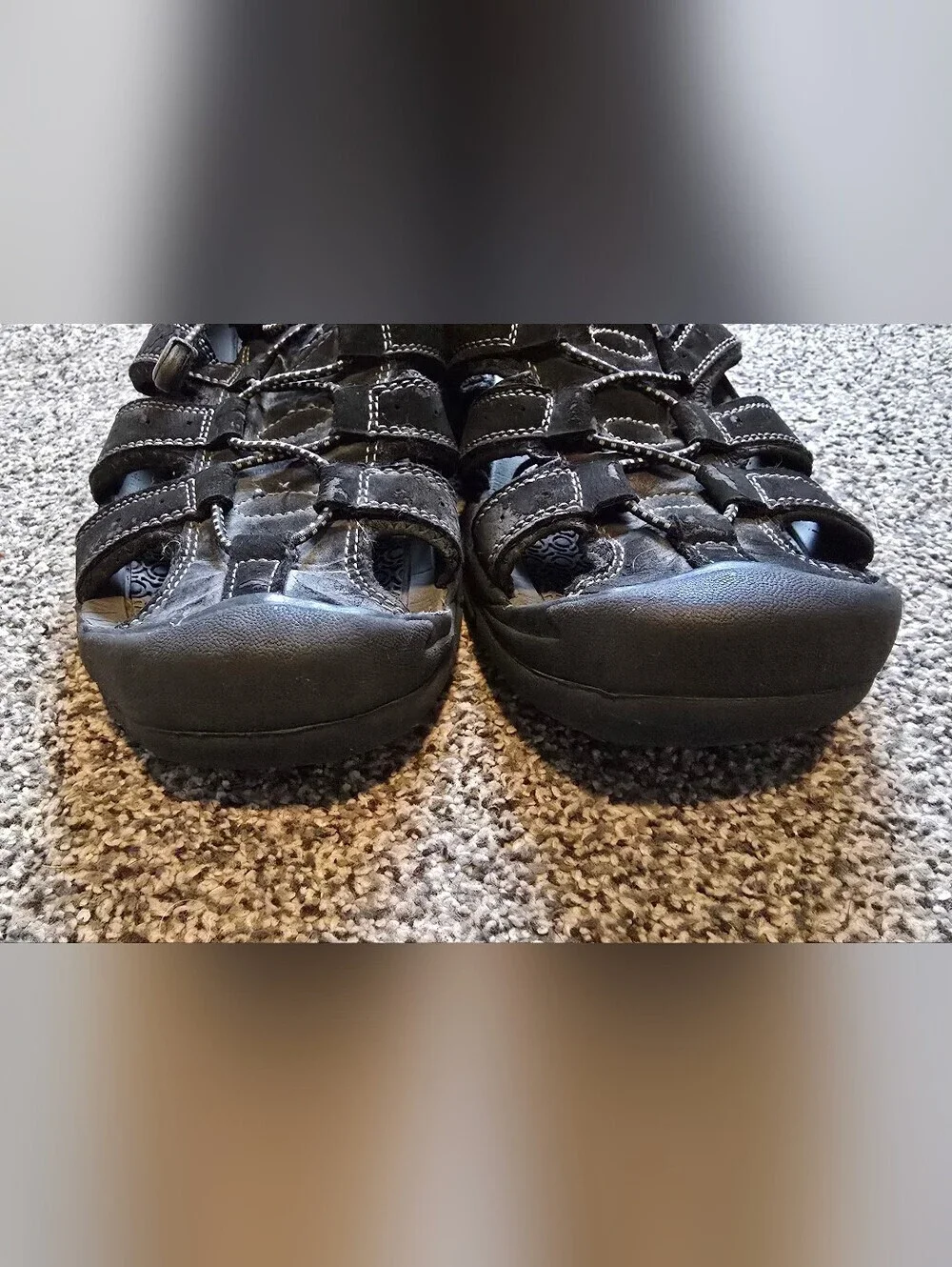 Merona Men’s Closed Toe Outdoor Hiking Sport Sandals Size 9.5